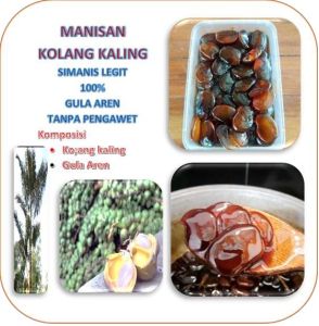 Manisan Kolang Kaling Caruluk Pemanis Gula Aren Super Asli 100% Tanpa Pengawet per 500 gram