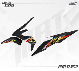 Striping Beat FI - Stiker Decal Beat FI New ESP Laxury (Sudah Terpotong)