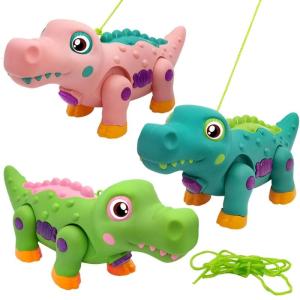 Electric Universal Glowing Cute Crocodile Shape Toy Car Music Led Lighting Children Toy Boys Girls Birthday Presents