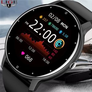 LIGE Smart Watch for Men Women Fitness Tracker Bracelet Multi Functions Sports Waterproof Wrist Jam Tangan Lelaki Perempuan