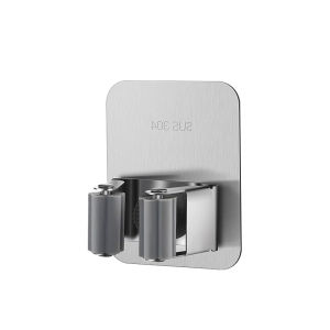 304 Stainless Steel Mop Holder Hook Rack Hanger Broom Holder Wall Mount Heavy Duty Gantung Penyangkut Mop Penyapu Umbrealla Wood Stick Bar Holder 拖把夹