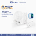 Simplus Portable Mini Fan 2000mah/4800mAh Handheld Fans Hand USB Cooling Foldable Whisper Quiet Led Light. 