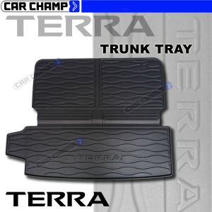 ALL Nissan Terra 2018 to 2026 Rear Cargo Trunk Tray WITH BACKSEAT for 7 seater  PREMIUM TECHMAT ( Car Accessories )