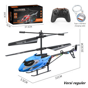 Mainan Baru Helikopter anti banting 2.5 channels Remote Control Helikopter Anak dengan Lampu