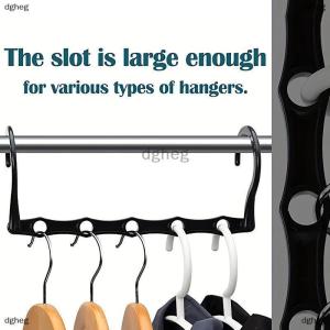 [COD] dgheg Space Saving Storage Hangers Multifunction Plastic Clothes Racks Rotary Organizer Hangers 5 Hole Magic Closet Wardrobe Organizer