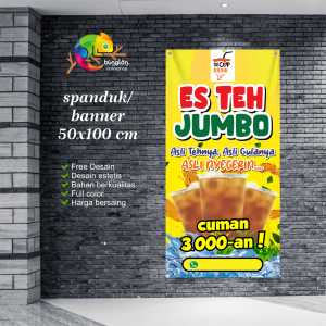 Cetak Spanduk Banner Es Teh Jumbo
