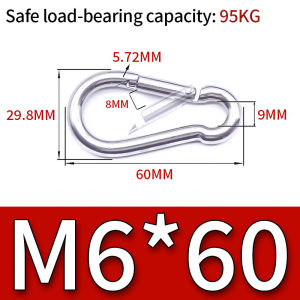 Carabiner 20pcs Snap Hook Quick Release Aluminum Buckle D Shape Camping Buckle Clip Hook Hiking