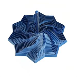 RIVVY Expanded Fractal Fidget Star Model Geometric Design 3D Printing Visual Illusion Hexagon Childrens Gifts Creativity Whirling Spiral Ornaments Kid/ Adult
