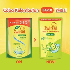 Zwitsal Baby Bath Hair & Body - Aloe Vera 600 mL