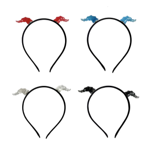 Children COSPLAY Devil Hairband Animal Horn for Carnivals Party Handmade Dark Horn Party Costume Devil Beast