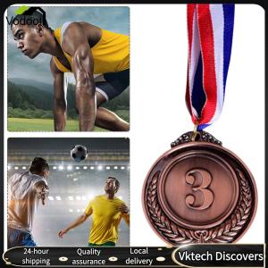 【Vodool】10Pcs Winner Reward Badge with Neck Ribbon Gold Silver Bronze Prizes 2 Inch Competition Awards for Kids Childrens Events