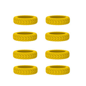8Pcs Silikon Pelindung Roda Koper Silicon Silent Cover Rubber Pelindung Roda Koper Pengganti Silikon Karet Universal
