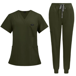 【XS-XXL🇵🇭MALINA READY STOCK】Scrub Suit Set With Cargo Pants For Women Men Plus Size