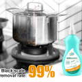 Strong Cleaning Black Pot Bottom Gel Multipurpose Pot Bottom Rust Dirt Cleaner Oil Stains Agent Remover. 