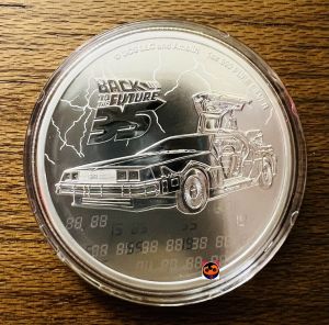 2020 Silver Niue 1oz Back to The Future 35th Anniversary .999 Coin