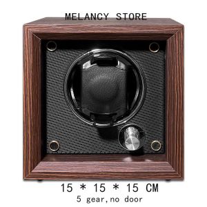 MELANCY Spot Goods Luxury Gift Brand Wood Watch Winder 1 2 4 6 Slot Automatic Watch Box Cabinet Clock Storage Box Watch Shark