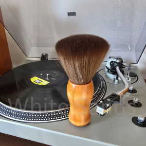 แปรงขนนุ่มปัดทำความสะอาดแผ่นเสียง ขนแปรงสีน้ำตาล Record cleaner brush