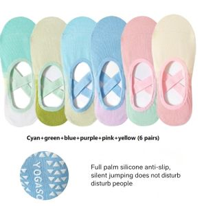 【COD】  Women Cross Strap Non Slip Yoga Socks Anti-Skid Silicone Sole Pilates Barre Indoor Floor Socks