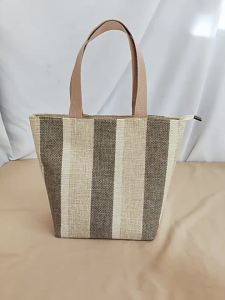 กระเป๋าถือผู้หญิงใหม่ กระเป๋าโท้ตผ้าฝ้ายลินินทำมือสำหรับทำงานและออกไปเที่ยว เวอร์ชั่นเกาหลี มีสินค้าในสต็อก