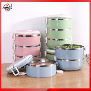 ( Chọn màu- có video )Cặp lồng giữ nhiệt - Hộp đưng cơm 3 tầng chống tràn nhựa lúa mạch cao cấp an toàn với sức khỏe người tiêu dùng