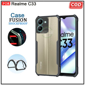 CASE OPPO REALME C33 SOFTCASE FUSION SHOCKPROOF TRANSPARAN CASING