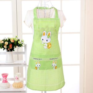 GAOSU apron kitchen women Kitchen Sleeveless Hang Neck Cloth Protect Kitchen Supplies Cooking Apron Household Cleaning Aprons For Adults Lady Women