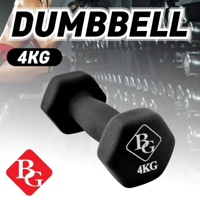 HTD Sport Dumbbell 4Kg Rubberized Cast Iron Alat Olahraga Angkat Besi Q-304
