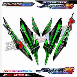 STRIPING VARIASI HONDA SUPRA X OLD / STIKER LIST MOTOR HONDA SUPRA X LAMA