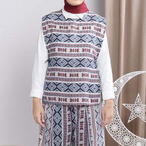 SAZA Everyday - Zanera Set / One Set with Vest / One Set with Outer / One Set Motif / Setelan Wanita Bahan Adem / One Set Atasan dan Celana