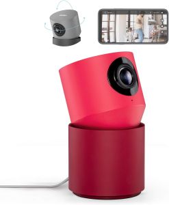 Wireless 1080P Pan-Tilt Indoor Camera w/Night Vision Motion/Sound Alerts Alexa/Google SG Warranty