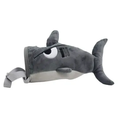 GOOTRADES Stuffed Animal Shark Chalk Bag Flannel Rock Climbers Rock Climbing Bag Sports Equipment Bouldering Magnesium Powder Bag Adults Kids