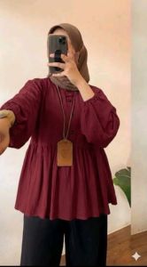 ATASAN RANIA/ATASAN KRINKLE /ATASAN MASAKINI/ atasan viral murah
