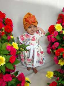 DRESS CANTIK BAYI AKIFA Pakaian Anak Prempuan Lucu Motif Bunga