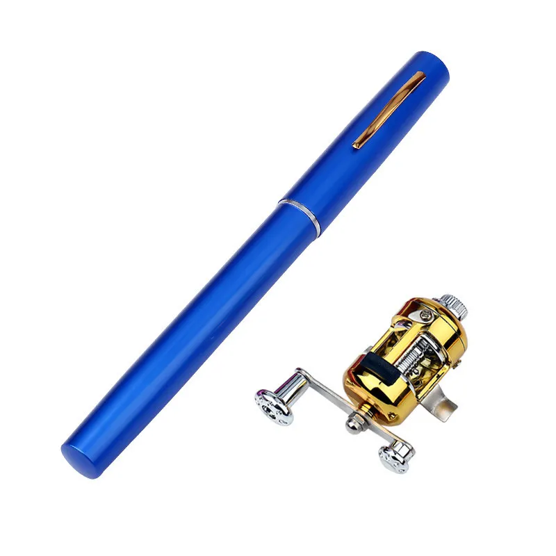 Portable Fishing Rod And Reel Pen Fishing Rod Reel Combo Set