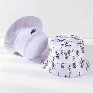 [พร้อมส่ง] หมวกบักเก็ต (Bucket) สำหรับผู้ใหญ่ รอบหัว: 56-60 cm. หมวกบักเก็ต ใส่ได้ 2 ด้าน พิมพ์ลายกราฟฟิก หมวกบักเก็ตวินเทจทรงลึก หมวกผู้ชาย หมวกผู้หญิง หมวกปีกรอบ หมวกกันแดด หมวกแฟชั่น หมวกบักเก็ตผ้า COTTON ทรงลึก ทรงสวย มี 2 สีให้เลือก