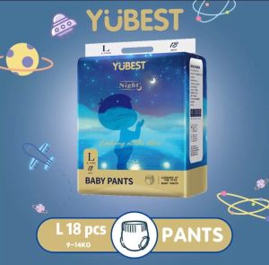 แพมเพิสเด็ก YUBEST Night ผ้าอ้อมเด็กแบบกางเกง บางเฉียบใส่สบาย M L XL XXL XXXL