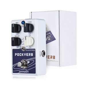[ammoon]【24H SHIP】POCKVERB Reverb & Delay Guitar Effect Pedal 7 Reverb Effects + 7 Delay Effects With Tap Tempo Function True Bypass