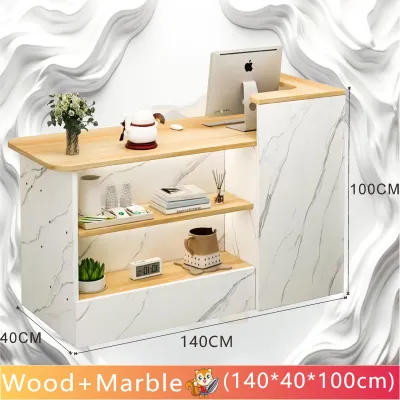 HARBOX Computer Table Bar Cabinet Reception Desk Front Desk Simple Cash Register Multi Function Locker