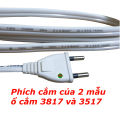 Ổ cắm điện nhỏ có 3 hoặc 2 ổ cắm hoặc 2 cổng sạc USB 5V Tiến Thành - công suất 2000 watt dây dẫn dài 2 mét. 