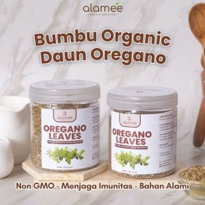 ALAMEE Oregano Kering Bumbu Dapur Garnish Dried Leaves Flakes Murni Asli Tanpa Campuran Organik 125g