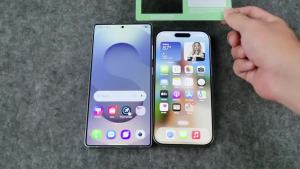 MAGIC JOHN 2PACK for iPhone 15 Pro Max Eye Protection Screen Protector HD Clear Auto Dust-Elimination 9H Tempered Glass & Scratch Resistance Full Edge Coverage