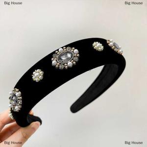 [COD] Big House Pleated Fabric Bow Hairbands For Women French Elegant Temperament Headband Fashion Hair Accessories