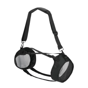 Water Resistant Speaker Cover With Adjustable Shoulder Straps And Front Pocket for 4 Portable Sound Devices