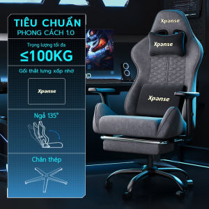 Ghế gaming Xpanse X1 Vải lưới dệt dày êm ái với da thoáng khí mát lưng | ghế công thái học | ghế tựa lưng | ghế văn phòng