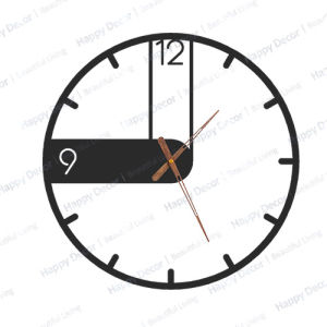 Đồng hồ treo tường Bắc Âu kim trôi yên tĩnh phong cách Hiện Đại BH 03 năm - Happy Decor DH005