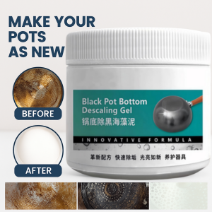 【Remove Pot Scale】Pot Bottom Cleaner Seaweed Mud Mask For Stainless Steel Deep Cleaning Heavy Grease And Stubborn Stain Remover For Kitchen