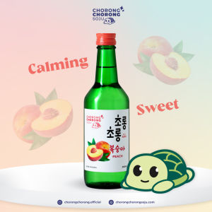 PROMO Chorong Chorong Soju - 360ml | Green Grape | Green Apple | Lychee | Peach | KOREAN SOJU | DIRECT FROM KOREA