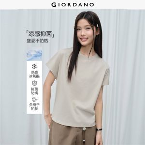 Giordano Beau Monde Women Women High Tech Cool Touch T-Shirt Free Shipping 13326252