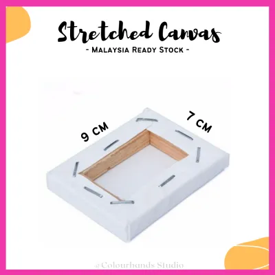 Local Mini Stretched Canvas 迷你帆布画 Plain Blank for Acrylic Poster Colour Painting Watercolour Art