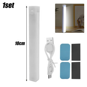 Dizoey LED Magnet Night Light Motion Sensor Light Wireless Rechargeable Cabinet Lights Wardrobe Staircase Backlight Warm White Lamp